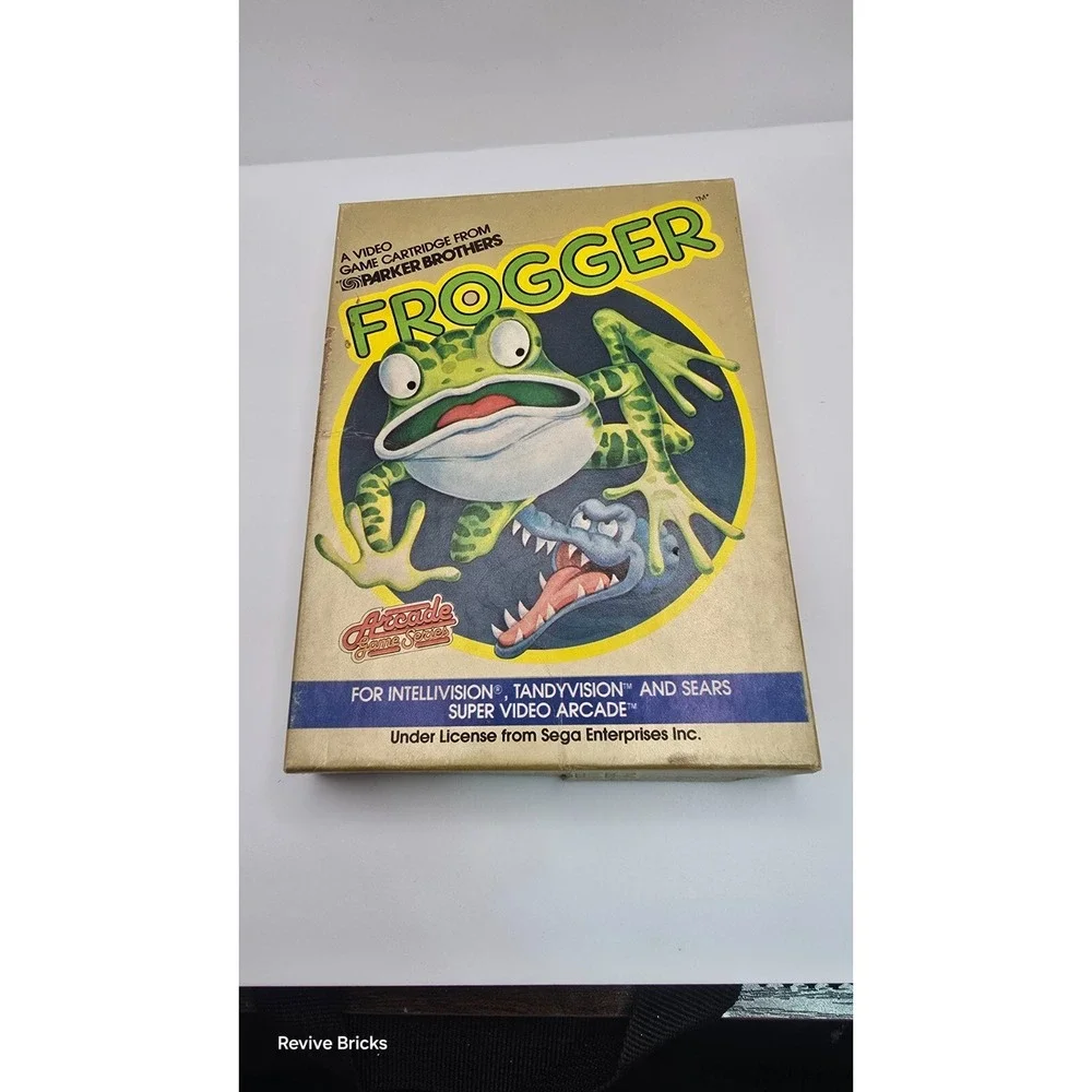 Frogger (Intellivision, 1983) CIB Complete Tested and Working‎ Great Condition